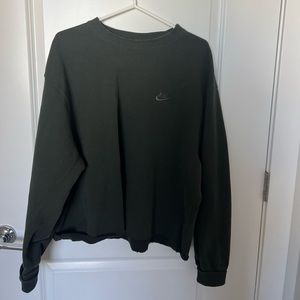 Nike Cropped Crewneck Sweatshirt